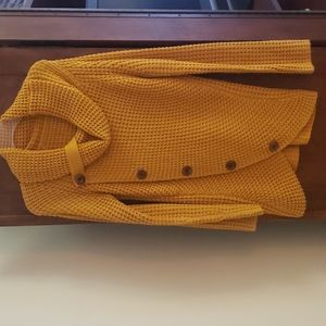 Cowl Neck Sweater in Mustard Color